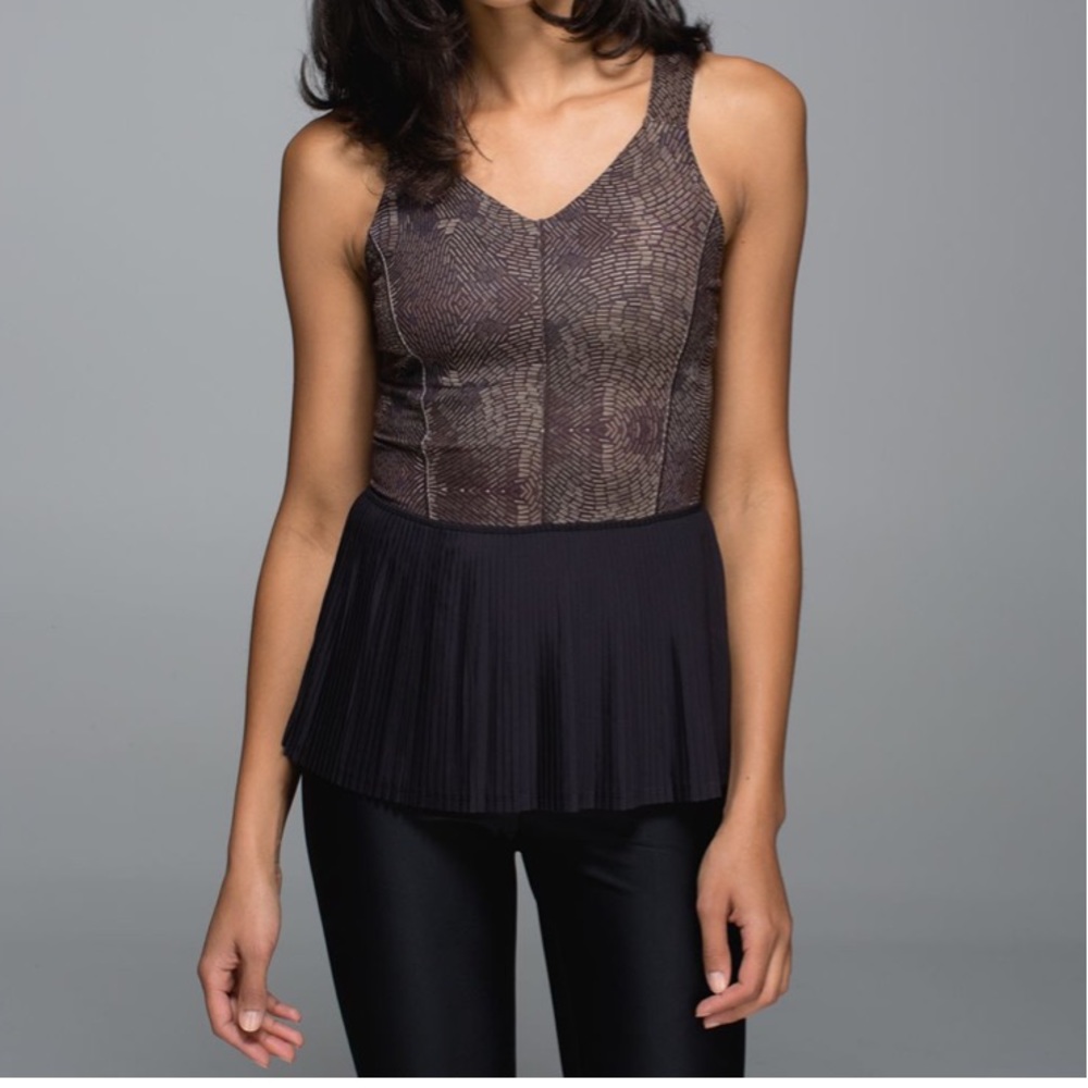 🧘🏻‍♀️🧘🏻‍♂️Lululemon City Tank🧘🏻‍♂️🧘🏻‍♀️Golden Godess Cashew Multi/Black